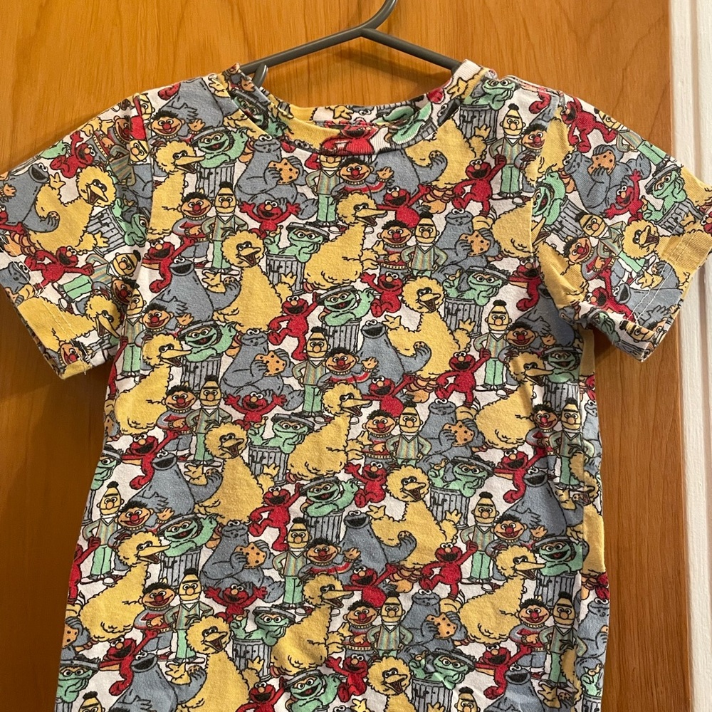Sesame Street Multicolor Character T-Shirt